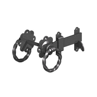 GM TWISTED RING GATE LATCHES | 6" 150MM E/BLAC