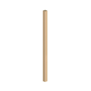 SQUARE SPINDLE FOR DECKING | 895X40X40MM GREEN TREAT