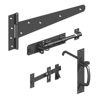 TRADE S/GATE KIT(SUFF GATE L) | 18" 450MM BLACK