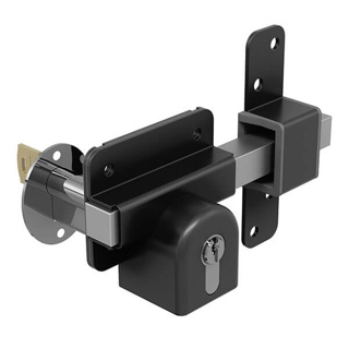 Handle 50mm Long Throw Gate Lock Single Locking 5 Key Stainless Steel Gatemate 