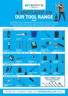 SITEMATE TOOLS POSTER 2021