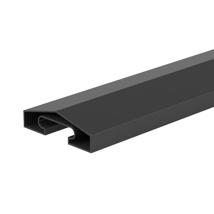 DURAPOST CAPPING RAIL 65MM | 2.45M ANTHRACITE GREY