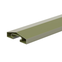 DURAPOST CAPPING RAIL 65MM | 2.45M OLIVE GREY