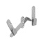 NARROW KICK OVER STABLE LATCH | 9 1/2" 240MM GALV
