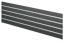 DURAPOST SLEEK ALUMINIUM SCREEN PANEL | 1.82M X 0.6M BLACK